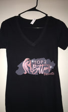Women's Black V-Neck Shirt