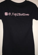 Women's Black V-Neck Shirt