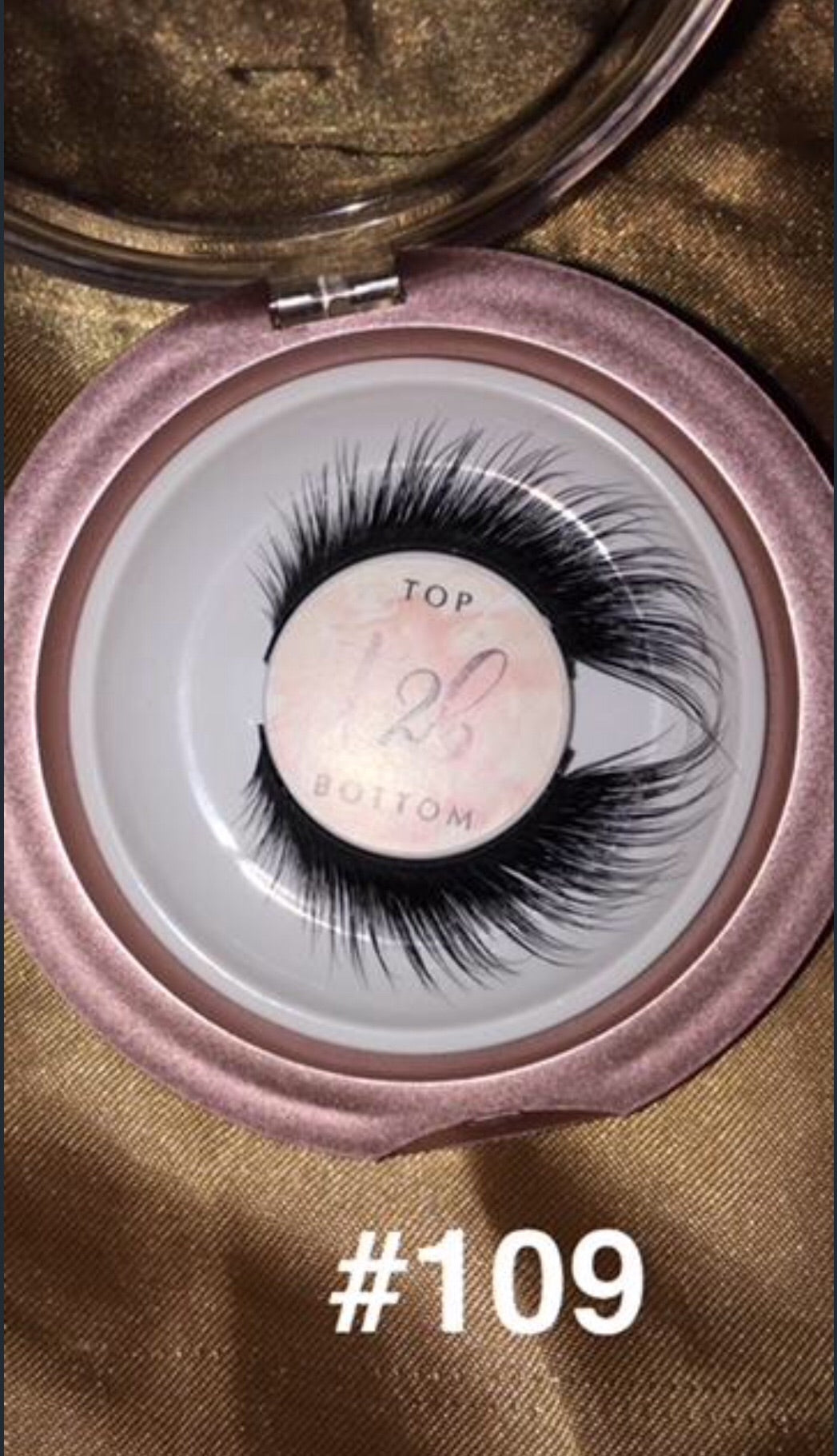 3D Mink Strip Eyelash #109